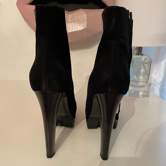 Sergio Rossi Black Booties Size 40 - Picture 2 of 7
